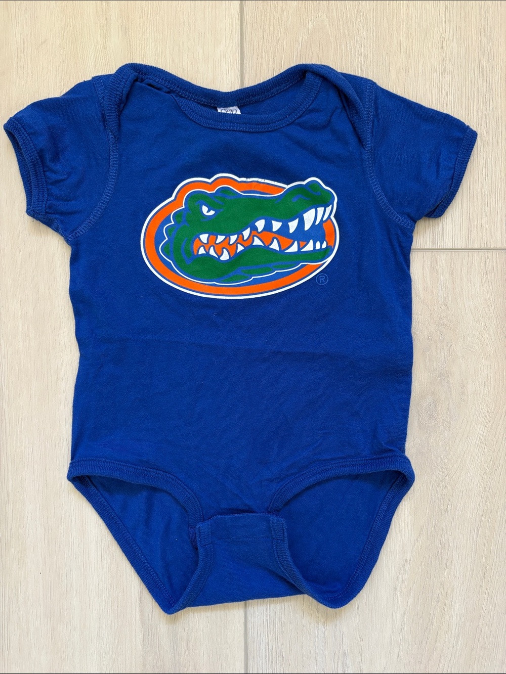 Florida Gators Blue Baby Onesie